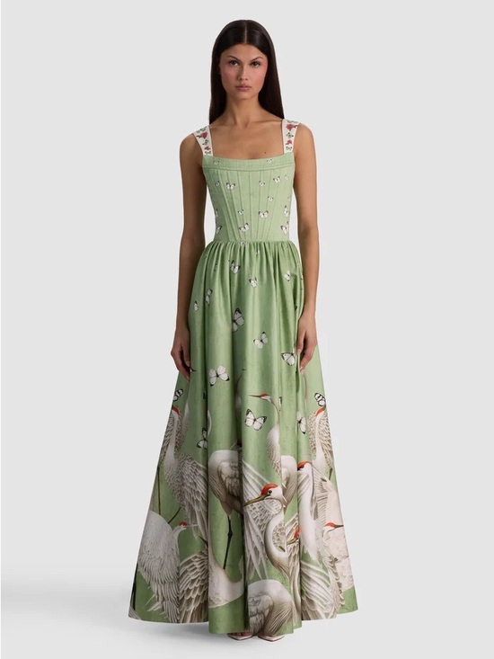 Alice + Olivia Dresses & Skirts - ALICE + OLIVIA
Guinevere Stretch-Cotton
Bustier Maxi Dress